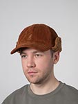 Бейсболка KANGOL арт. K5470 Cozy Cord Earflap Baseball (коричневый)